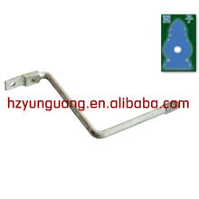 guy wire forged steel bracket electric power line connect fitting hot dip galvanized Z mounting bracket